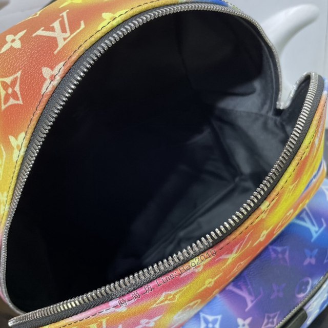 LV專櫃新款雙肩包 路易威登Discovery雙肩包 M45760 LV學院風格男士後背包  ydh4399